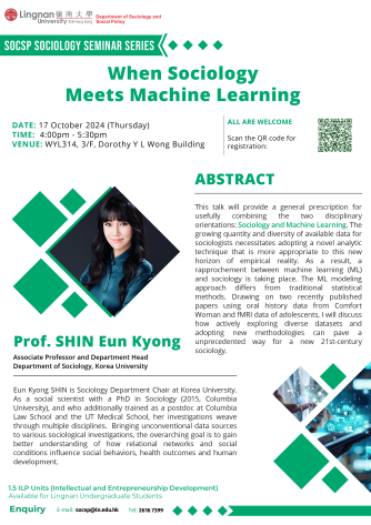 When Sociology Meets Machine Learning