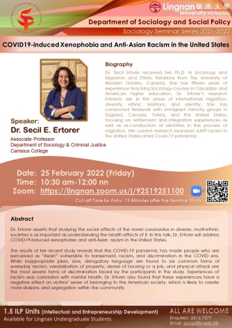 COVID19-induced Xenophobia and Anti-Asian Racism in the United States