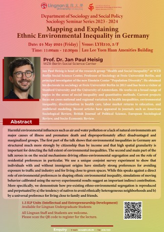Mapping and Explaining Ethnic Environmental Inequality in Germany