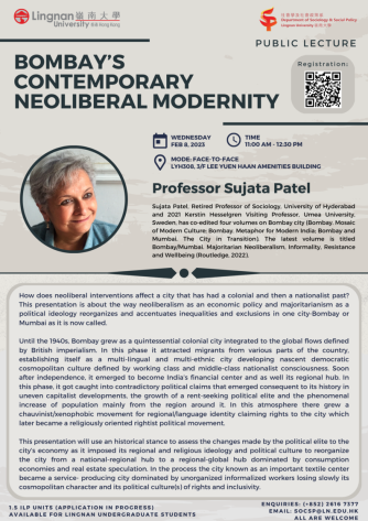 Bombay’s Contemporary Neoliberal Modernity