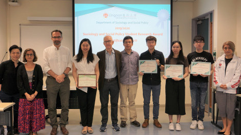 Sociology and Social Policy Research Awards in 2019/20