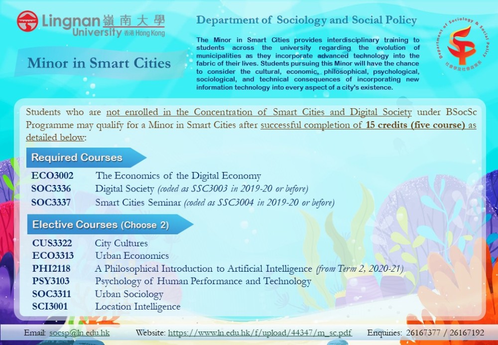 Minor in Smart Cities