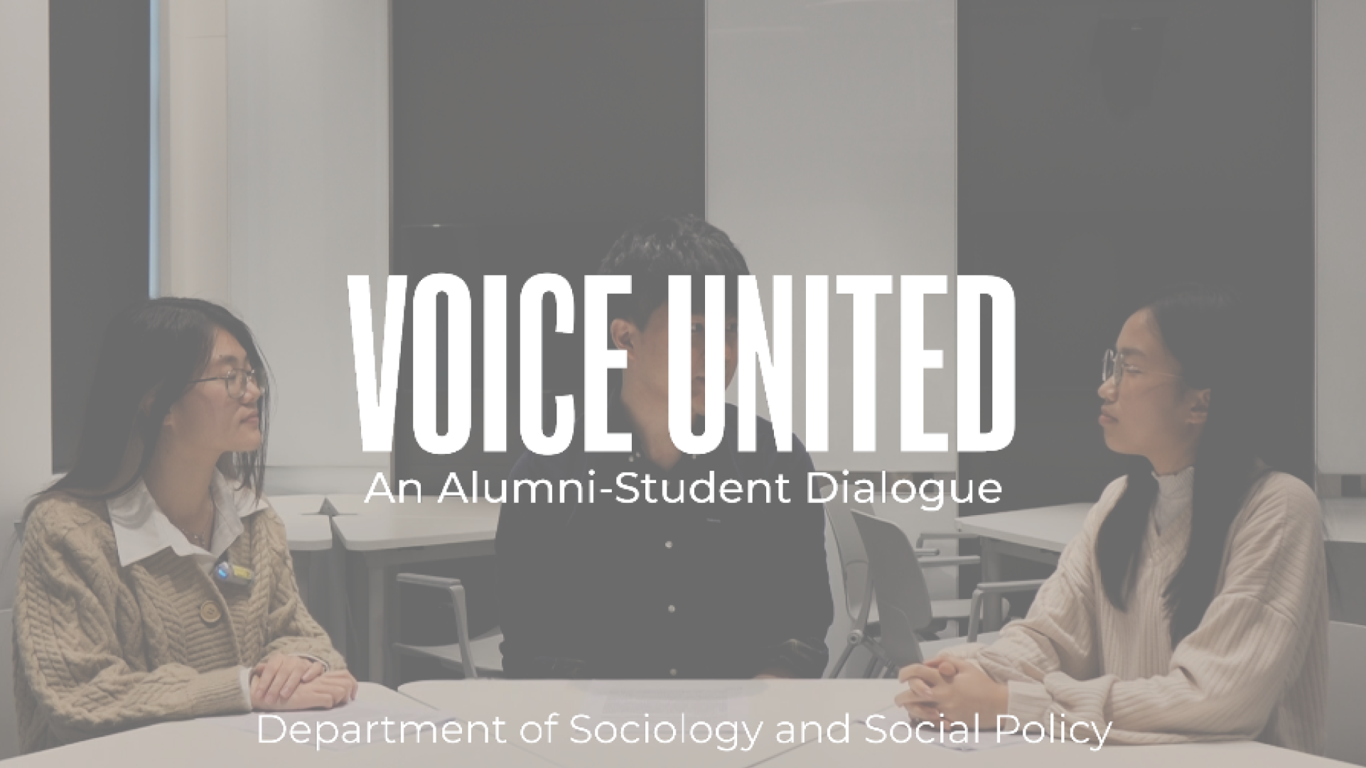 Voice United: An Alumni-Student Dialogue 社聚共鳴:校友與學生對談