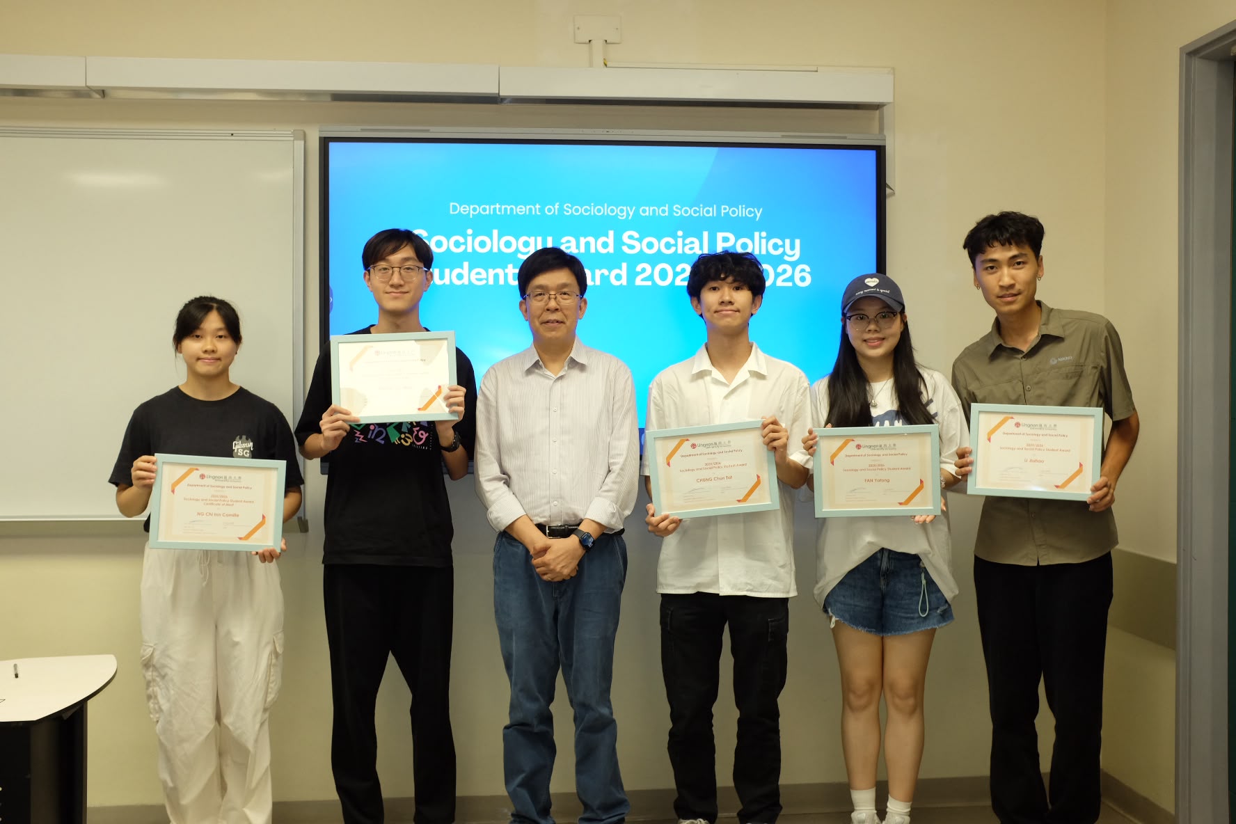 SOCSP Student Award 2025-2026