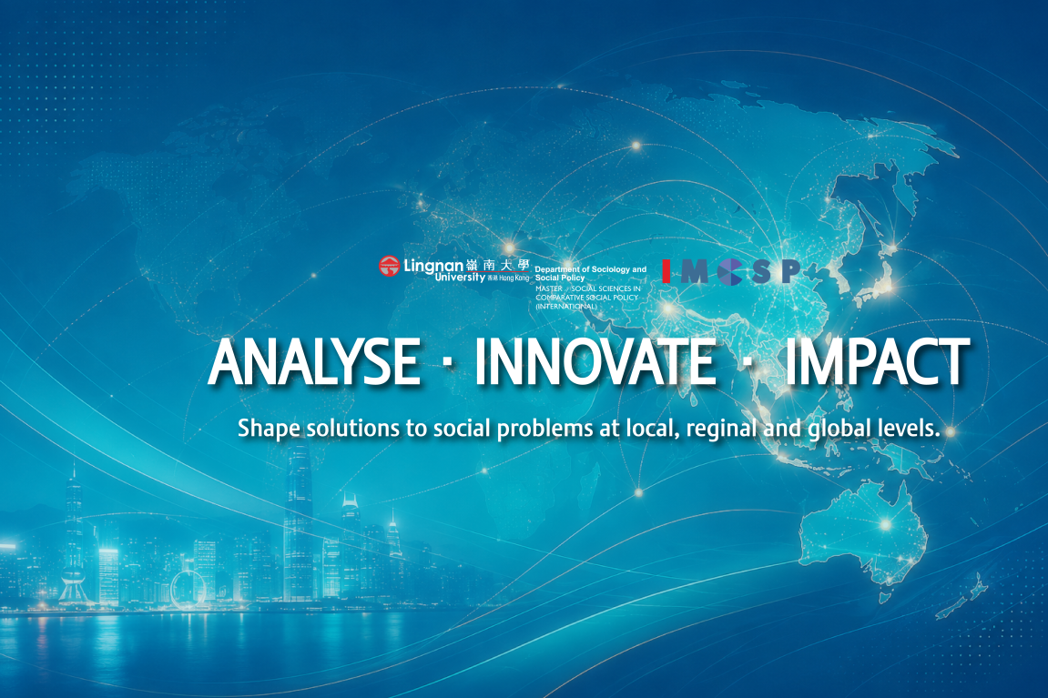 MSocSci in Comparative Social Policy (International) (IMCSP)