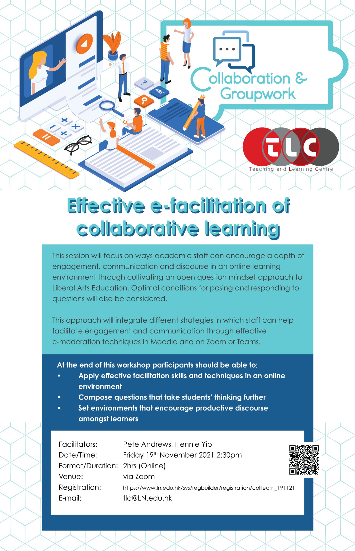 Effective e-facilitation of collaborative learning