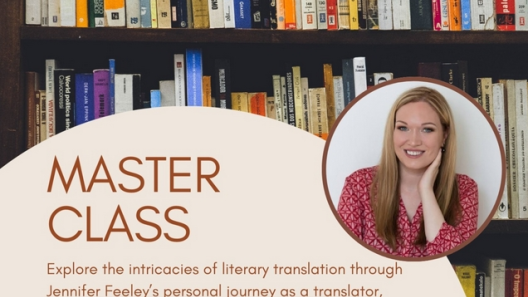 20-11-2024 Masterclass with Literary Translator Jennifer Feeley on 9 Dec 2024