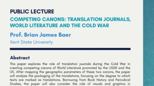 27-11-2024 Public Lecture with Prof. Brian James Baer on 9 Dec 2024