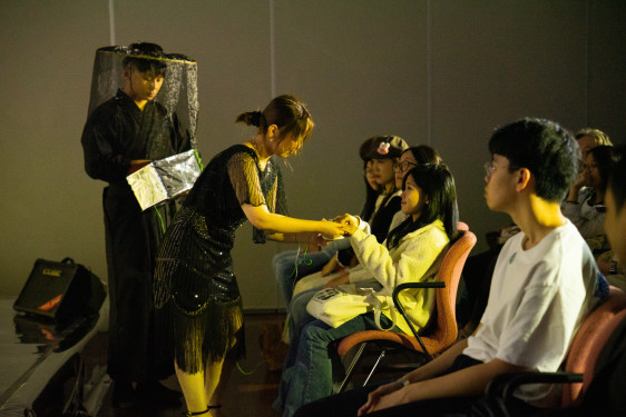 Interaction with audience through music technology installation